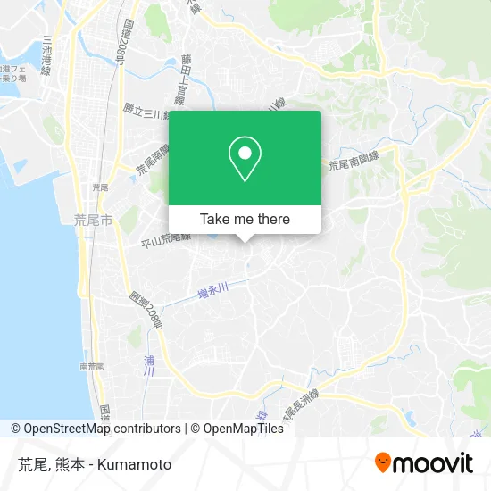 荒尾 map
