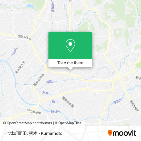 七城町岡田 map