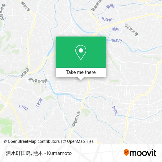 泗水町田島 map