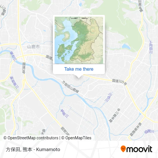 方保田 map