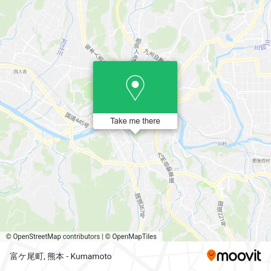 富ケ尾町 map