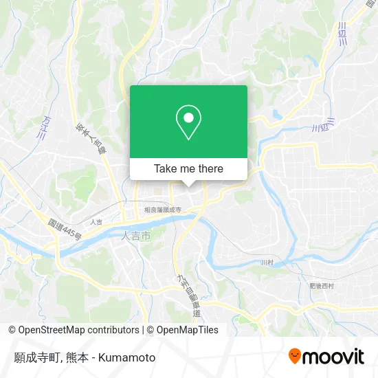 願成寺町 map