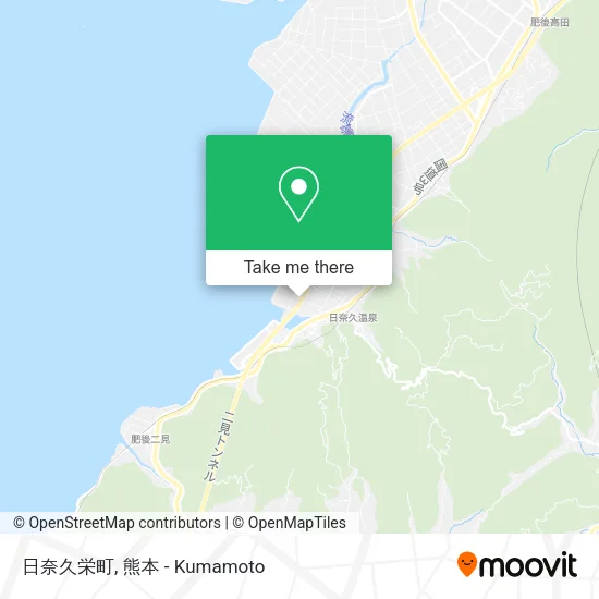 日奈久栄町 map
