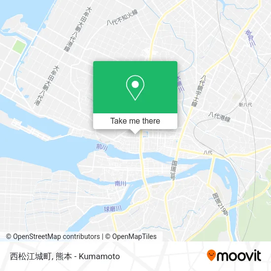 西松江城町 map