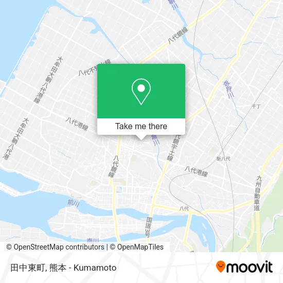 田中東町 map