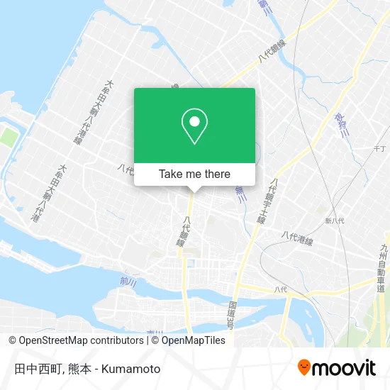 田中西町 map