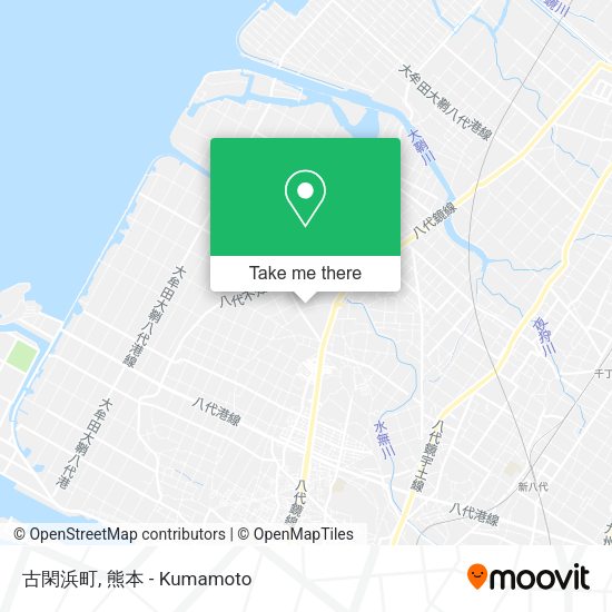 古閑浜町 map