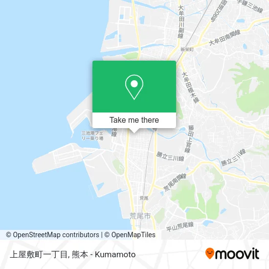 上屋敷町一丁目 map