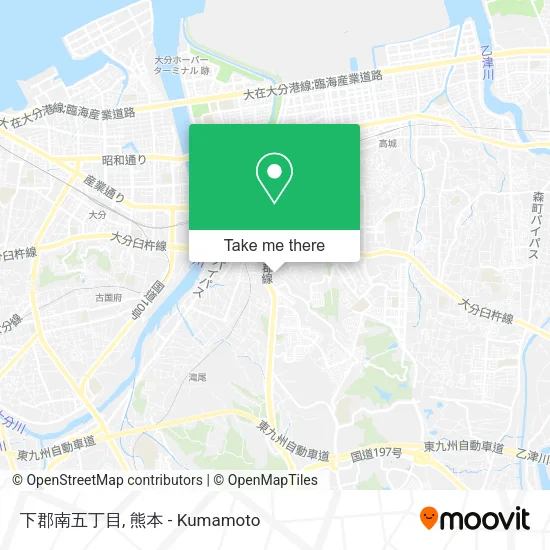 下郡南五丁目 map