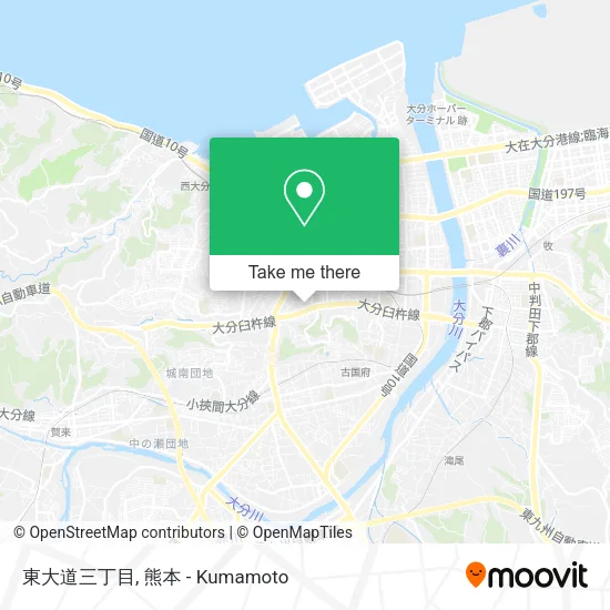 東大道三丁目 map