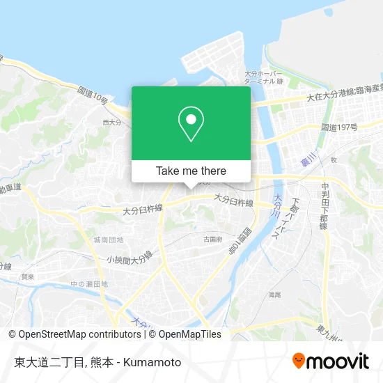 東大道二丁目 map