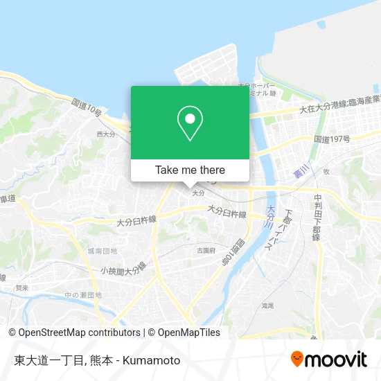 東大道一丁目 map