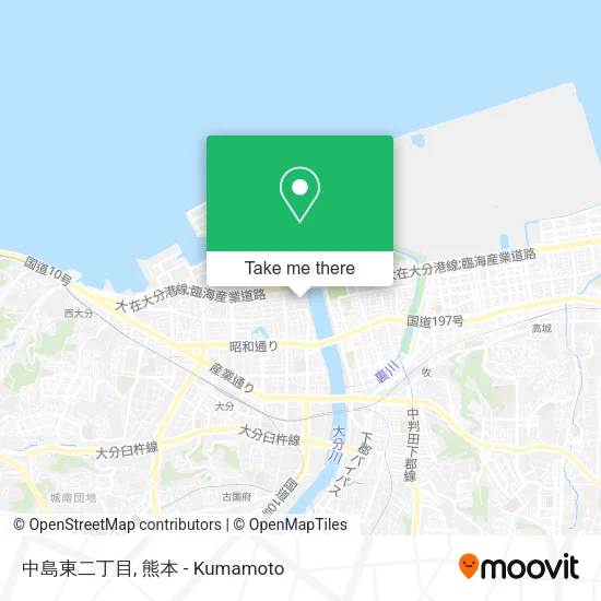 中島東二丁目 map