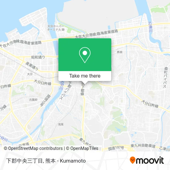 下郡中央三丁目 map