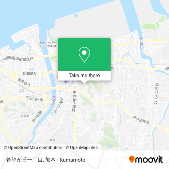 希望が丘一丁目 map
