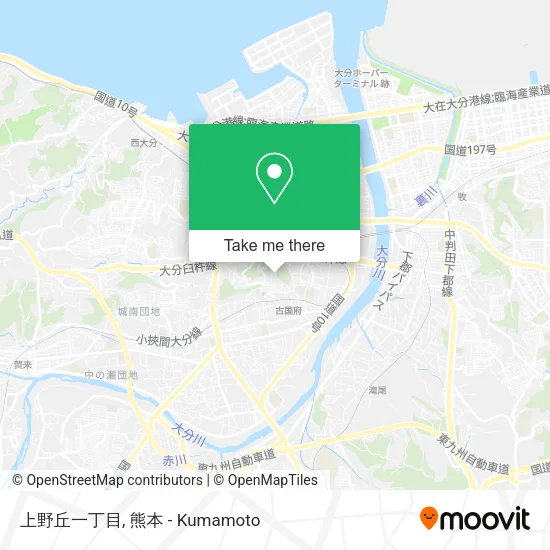 上野丘一丁目 map