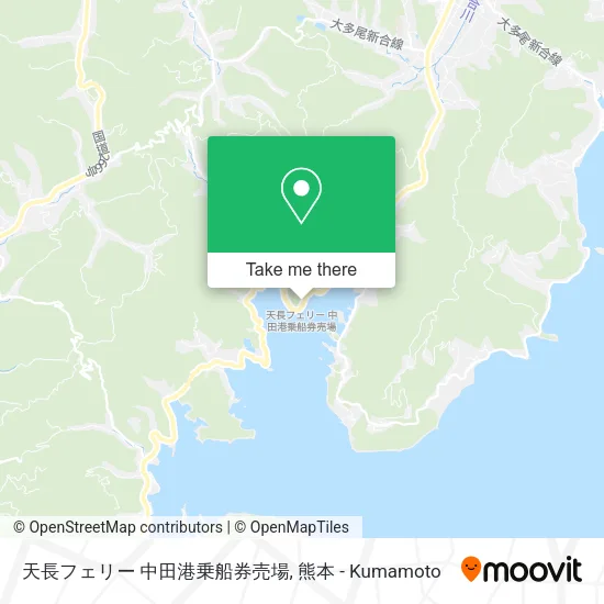 天長フェリー 中田港乗船券売場 map
