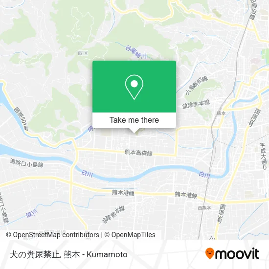 犬の糞尿禁止 map