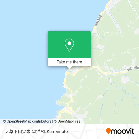 Amakusa Shimoda Hot Spring Moyokaku map