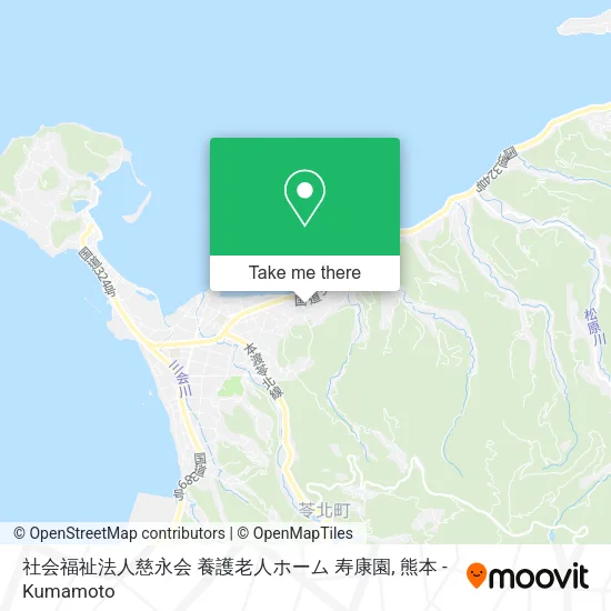 社会福祉法人慈永会 養護老人ホーム 寿康園 map