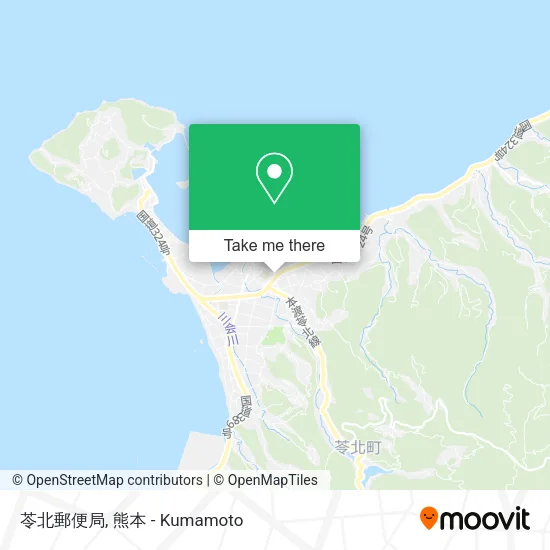 苓北郵便局 map