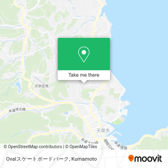 Ovalスケートボードパーク map