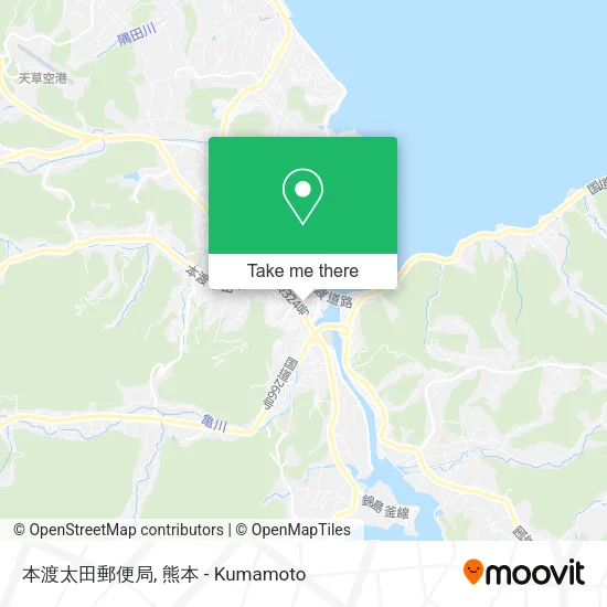 本渡太田郵便局 map