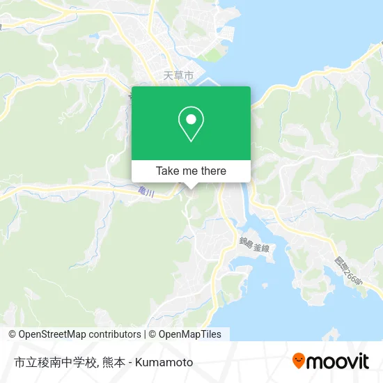 市立稜南中学校 map