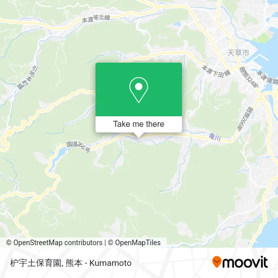 枦宇土保育園 map