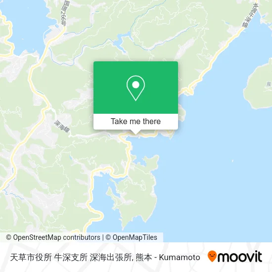 天草市役所 牛深支所 深海出張所 map