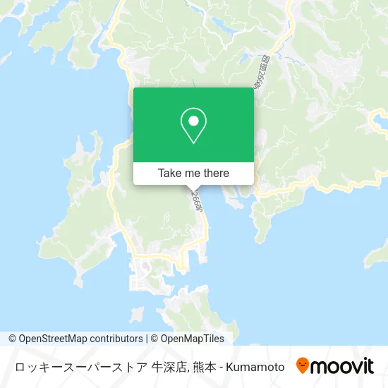 ロッキースーパーストア 牛深店 map