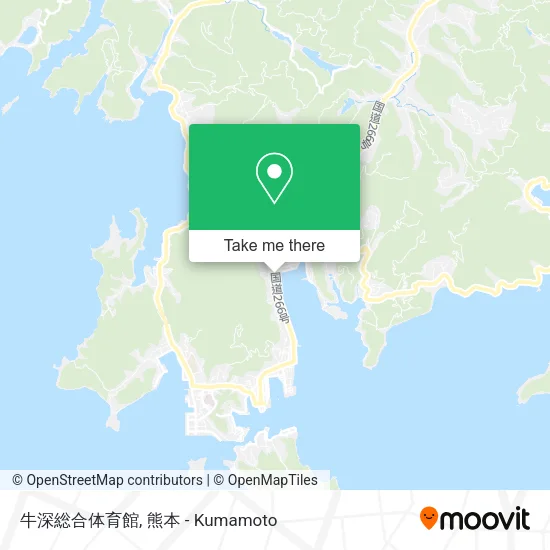 牛深総合体育館 map