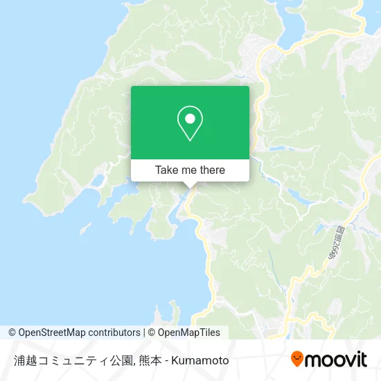 浦越コミュニティ公園 map