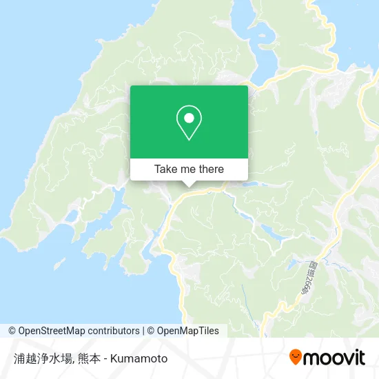 浦越浄水場 map