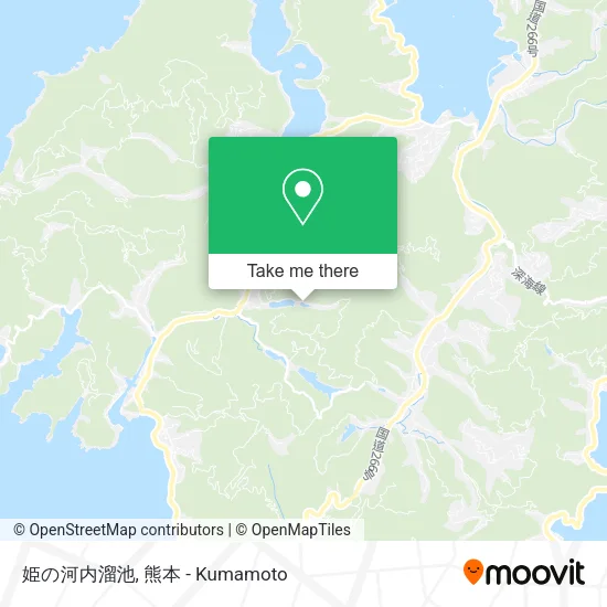 姫の河内溜池 map