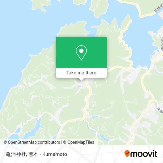 亀浦神社 map