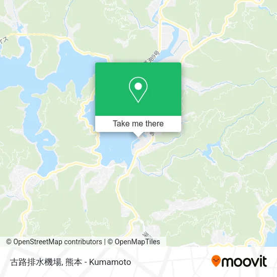 古路排水機場 map