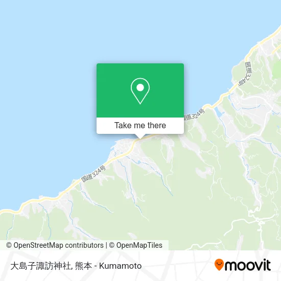 大島子諏訪神社 map