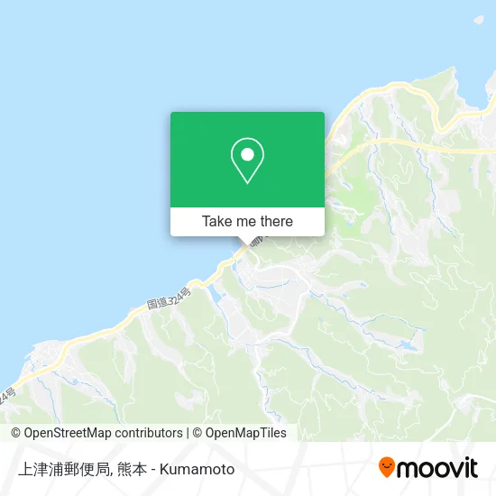 上津浦郵便局 map