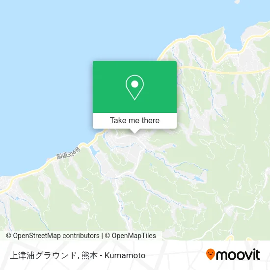 上津浦グラウンド map