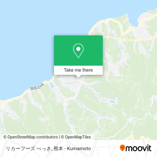 リカーフーズ べっき map
