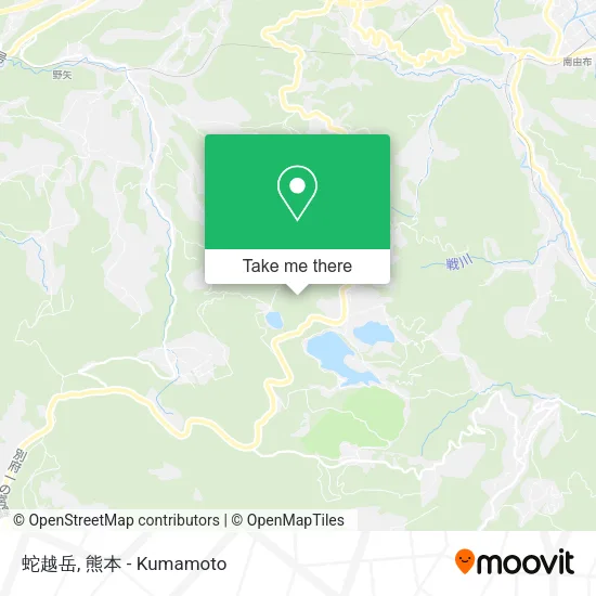 蛇越岳 map