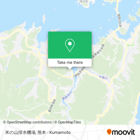 米の山排水機場 map