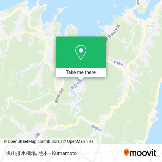 後山排水機場 map
