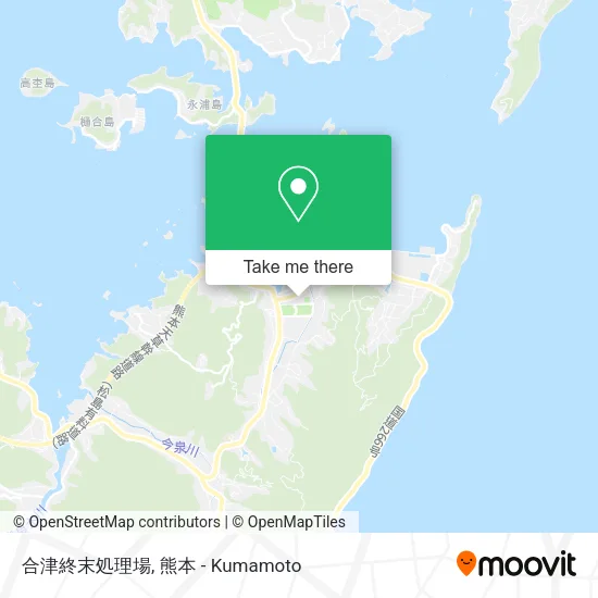 合津終末処理場 map