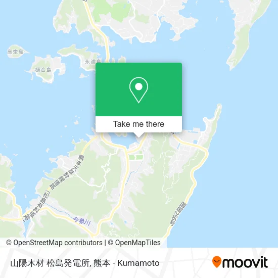 山陽木材 松島発電所 map