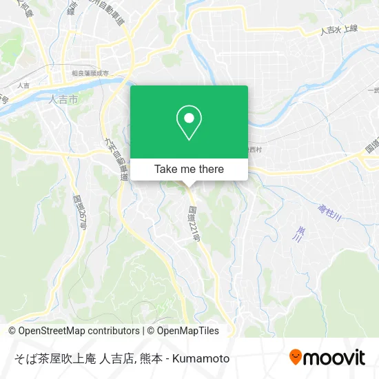 そば茶屋吹上庵 人吉店 map