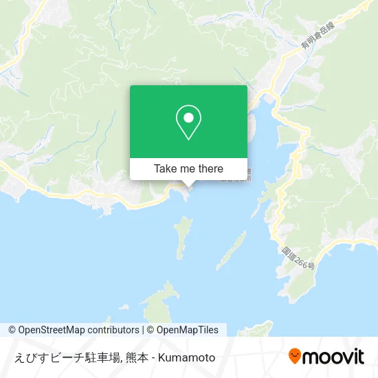 えびすビーチ駐車場 map
