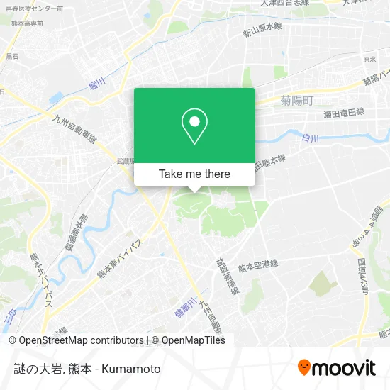 謎の大岩 map