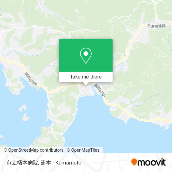 市立栖本病院 map